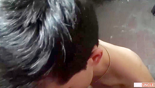 Skinny Lat twink Sebastian gets fucked by thick uncut cock - Latin Heat