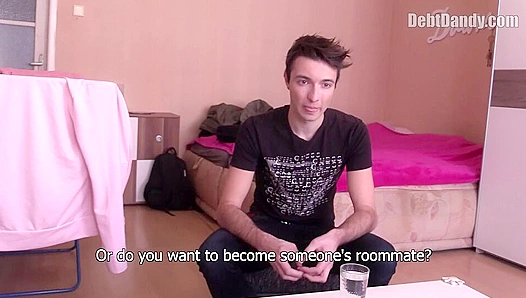 Trendy Twink Gets Fucked Hard and Facial'd - Debt Dandy