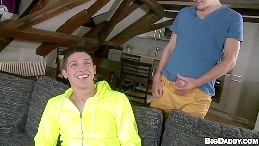 Tony and Danny Get Wild - Sideways Couch Fuck - Bareback Bliss