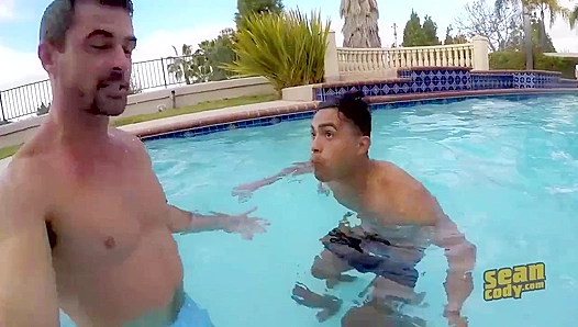 Asher's Hot Latino Ride on Mature White Cock - Sean Cody