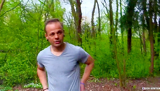 Woodland Hottie Takes His Cock - XXX Gay Seduction