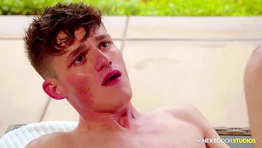 Rain Soaked Outdoor Fuck - Avery Jones & Kai Locks from Nextdoor Twinks