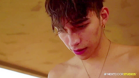 Rain Soaked Outdoor Fuck - Avery Jones & Kai Locks from Nextdoor Twinks