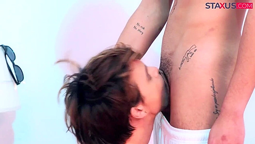 Glamorous Cock Battle - Ares Reiv & Nathan Devos Heat Up Gay XXX