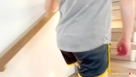 Felix Odair Gets Gaped in POV Anal Fuck - AmateurGayPorno