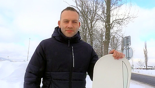 POV Passion - Tubby Snowboarder's Hot Encounter - XXX Gay