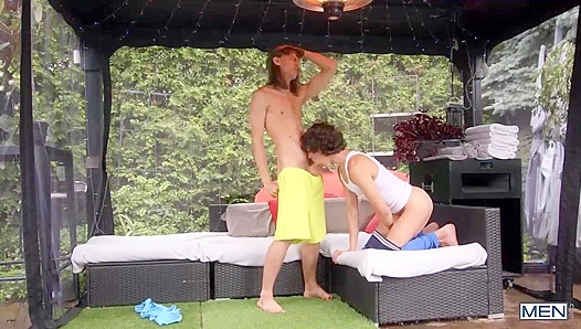 Cristiano Drills Cute Leo Louis in Wild Doggy Style Fun