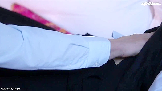 Matt Laughton Sucks Before Getting Fucked by Rudy Valentino - Gay XXX