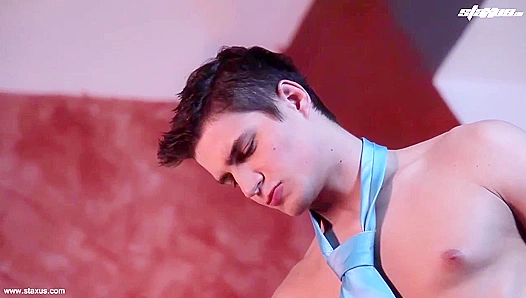 Matt Laughton Sucks Before Getting Fucked by Rudy Valentino - Gay XXX