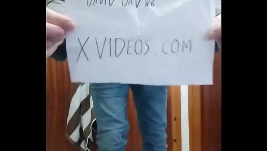 Verification Video: Amateur Gay Masturbation with Dick and Ass Action