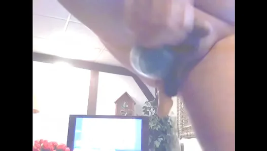 Amateur Gay Solo: Three Dildos Fill His Ass In Intense Anal Session