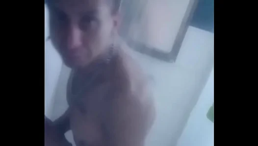 Gay Guys Enjoy Hot Shower Blowjobs & Masturbation