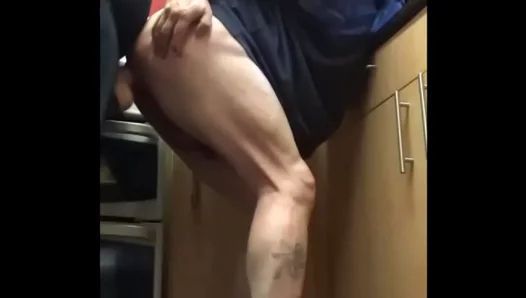 Bisexual Man Enjoys Balls–Deep Dildo Cock in Passionate Anal Session