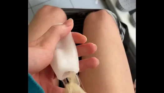 Hong Kong Boy 18+ Masters Tenga Masturbation in Intense cumshot Scene