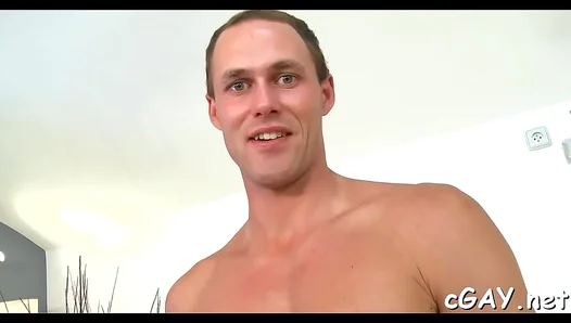 Muscular Hunks Engage in Raw HardcoreGay Sex with Passionate Blows & Anal