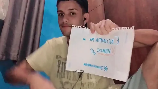 Teen 18+ Twink 18+ Verification: Brazilian Amateur Shows Off His Massive Dick