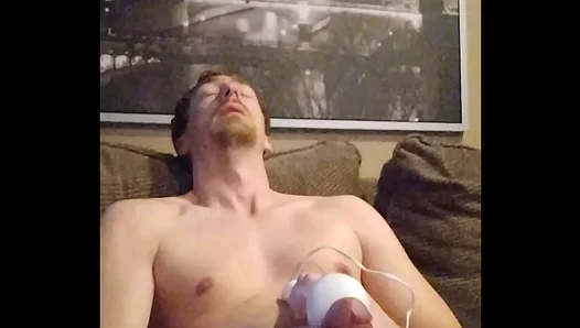 First–Time Fun: Exploring The Hitachi Wand On My Big Cock In Vegas