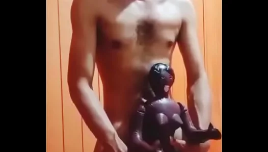 Claus Enjoys His Milk in a Steamy Solo Gay Masturbation Session