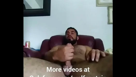 Muscle Man Flexes and Strokes His Big Dick in Hot POV Action