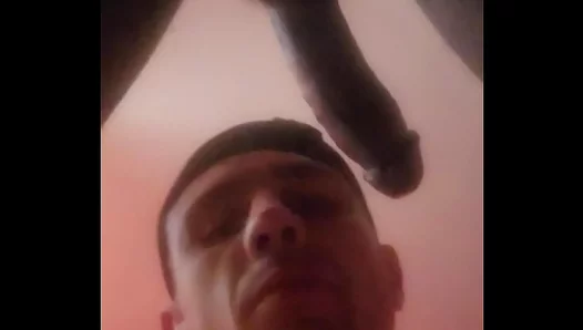 White Boy 18+ Sucks Big Black Dick In Intense Oral Session