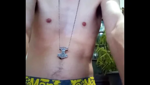 Horny Skinny Amateur Gets Hard in Intense Gay Lust Session