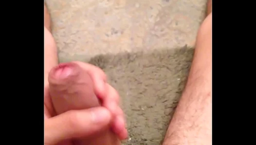 Guy Jacks Off On Carpet In HotGay Masturbating Session