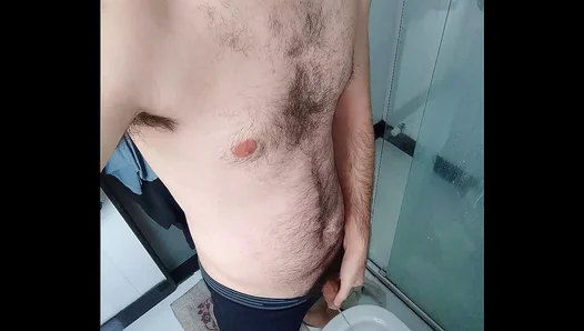 Hairy Top Pisses On Submissive Guy In Amateur Fetish Peeing Scene