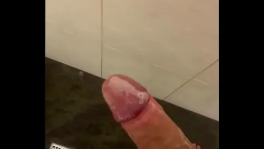 Cumming in the Bath: Intimate Gay Masturbation Moment