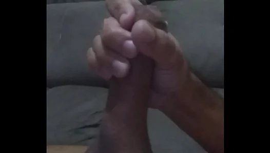 Milk Spills Over in Hot Gay Amateur Masturbation Session