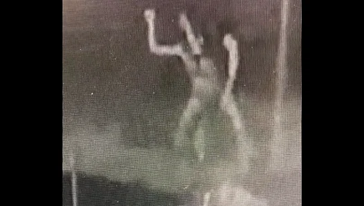 Amateur Guy Gets Secretly Taped Getting Fucked On Security Camera