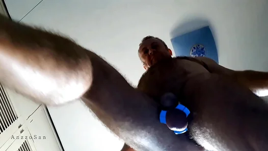 AnizzoSan Shows Off His Eggs and Ring in SteamyGayScene