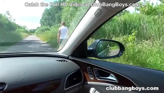 Public Cum Session With Muscle Twink 18+ and Finger Play – OutdoorGayAction