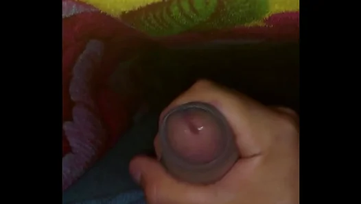 Waking Up Hot: Solo Gay Masturbation Leads to Explosive Cumshot