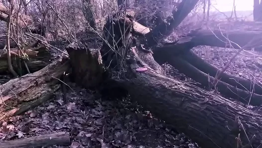 Public Forest Fun: Exposing My Meat Outdoors in Latex Art