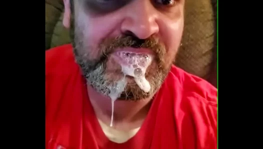 Watch Him Savor Every Drop in This IntenseGay Cum Play Scene