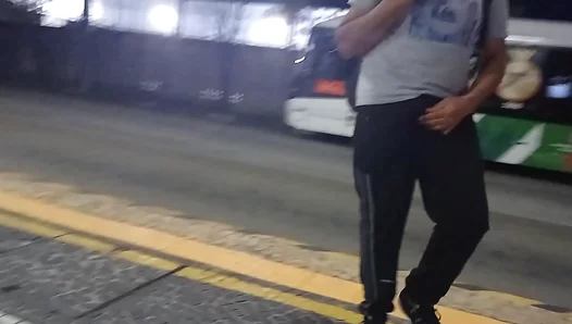 Amateur PuTo Enjoys Volume While Masturbating In The Terminal