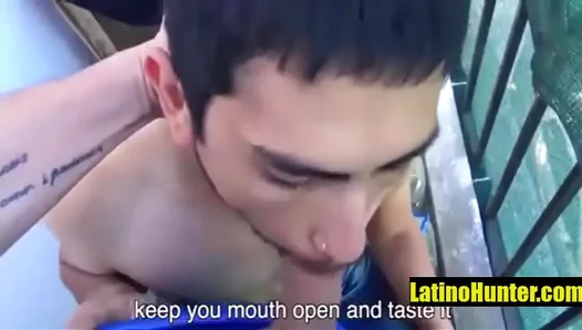 Latin Hunter Shows Off His Naked Body in Hot Straight–for–Gay Audition