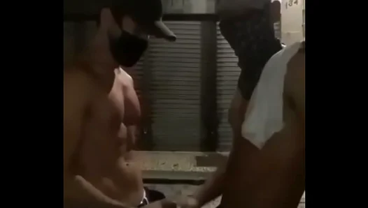 Amateur Gay Handjob Caught In Public Brazil