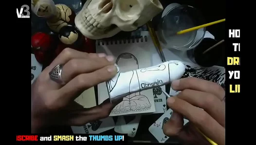 Artist Turns Dildo Into Masterpiece in Steamy Big Dick Toy Play Scene