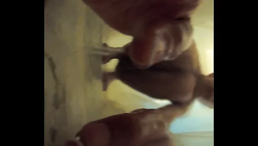 Bath Time Bliss: Gay Masturbation With Dildo In The Shower