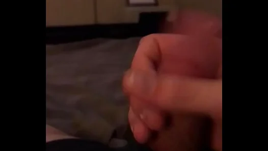 Horny Hung Guy Gives Freaky Handjob In Cum–Filled Masturbation Session