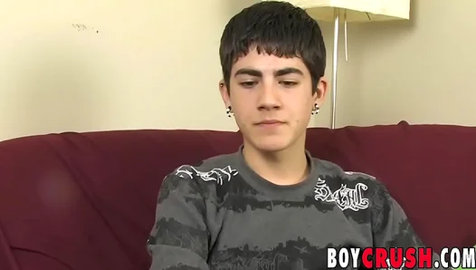 Rad Matthews Cums Solo After Interview: Dildo & Big Cock Action