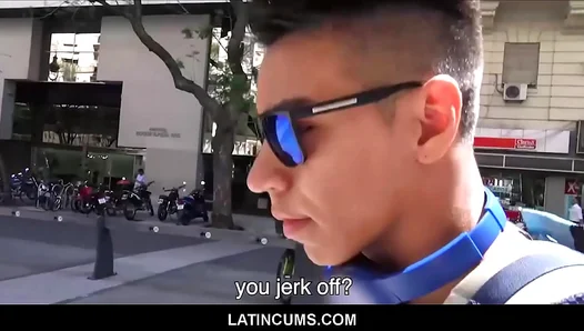 Jonathan Gets Fucked for Cash by Porn Producer in POV Latino Jock Scene