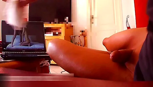 Cumshot Showdown: Handjob Mastery On Display In Front Of The Camera