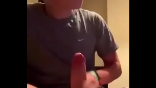 New Guy Taps Webcam for Intimate Gay Masturbating Session