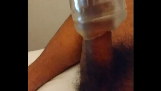 Chubby Gay Guy Explores New Toy for Mind–Blowing Orgasm