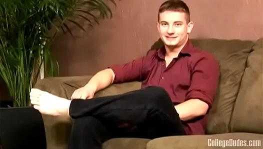 Eddie Blake Explodes in Intense Gay Masturbation Session