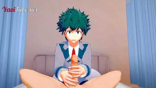 Deku & Bakugou's Intimate First Time in My Hero Academia Infirmary – Yaoi Anal Scene