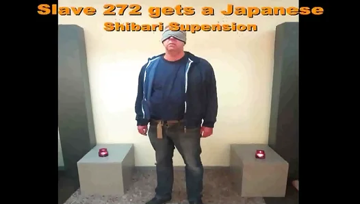 Slave272 Enjoys Intense Shibari Bondage inGay BDSM Session