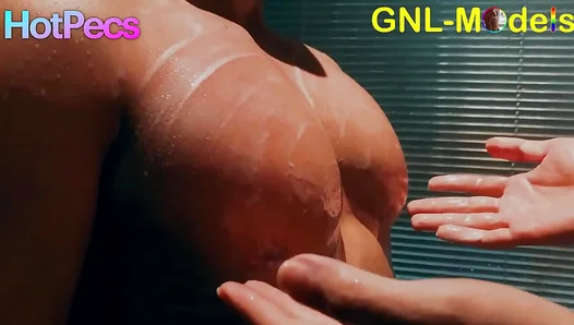 Big Nipple Worship In Hot Shower Session With Lean Asian Muscle Men